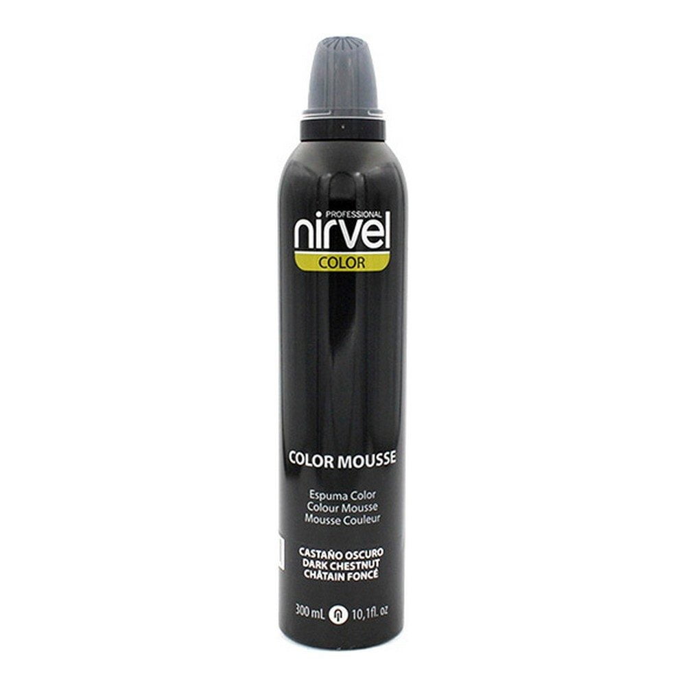 Αφρός για Όγκο Color Mousse Nirvel Καστανό Σκούρο (300 ml)