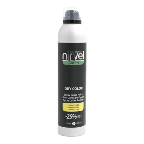 Σπρέι Καλύμματος Γρίζων Μαλλιών Green Dry Color Nirvel Ξανθό Ανοιχτό (300 ml)
