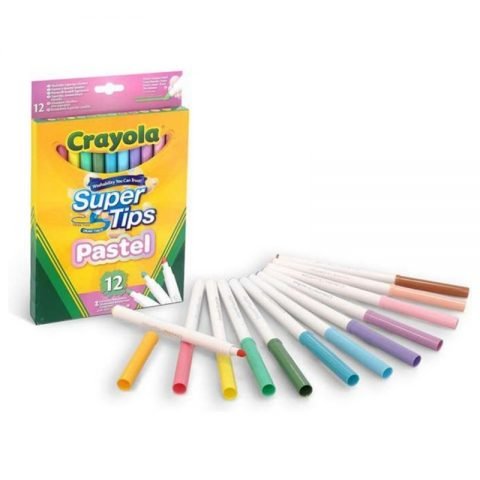 Σετ Μαρκαδόροι Pastel Crayola Πλένεται (12 uds)