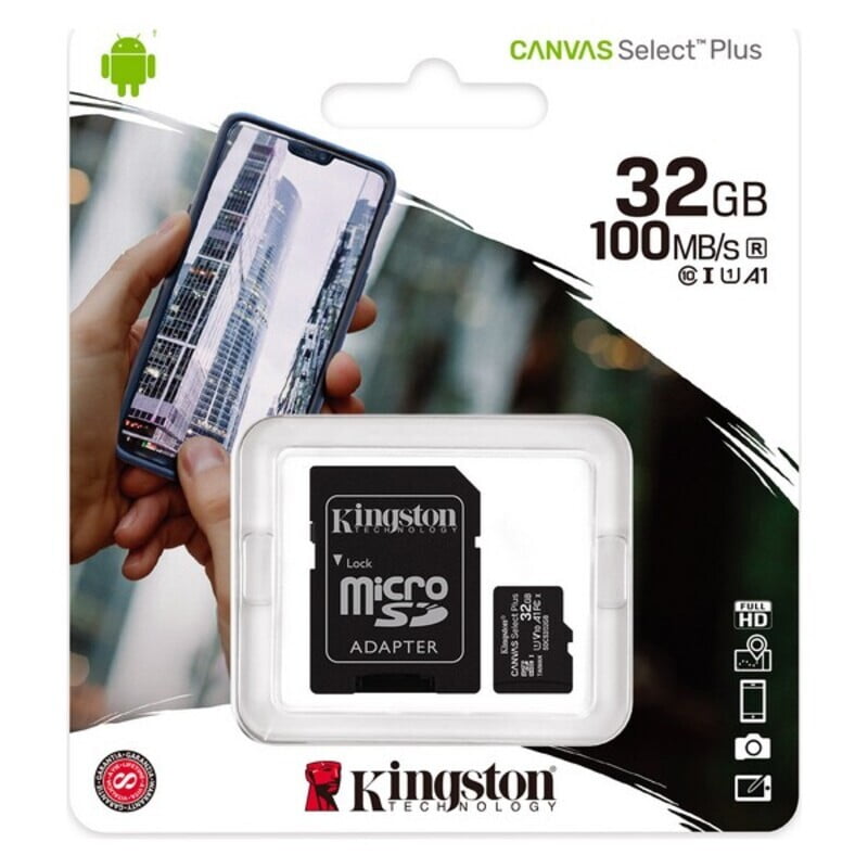 Κάρτα Μνήμης Micro SD με Αντάπτορα Kingston SDCS2 100 MB/s exFAT