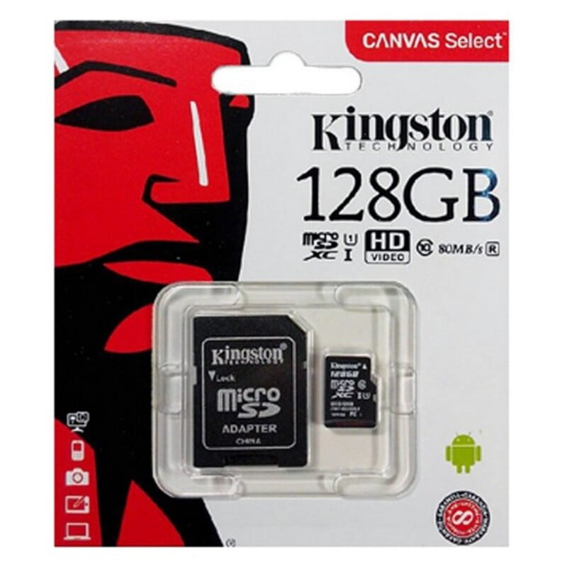 Κάρτα Μνήμης Micro SD με Αντάπτορα Kingston exFAT