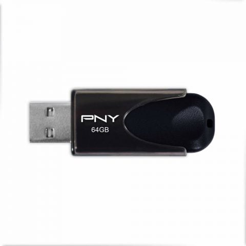 Στικάκι USB PNY FD64GATT4-EF         64 GB Μαύρο