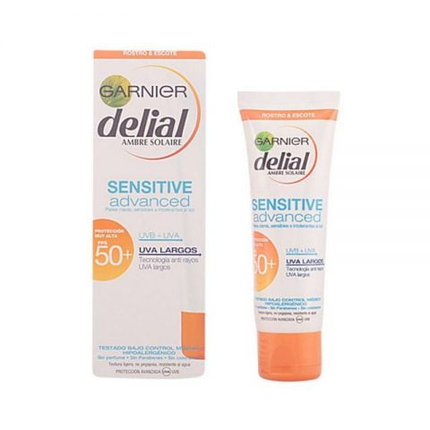 Αντιηλιακό Προσώπου Sensitive Delial SPF 50+ (50 ml) (Για άνδρες και γυναίκες) (50 ml)