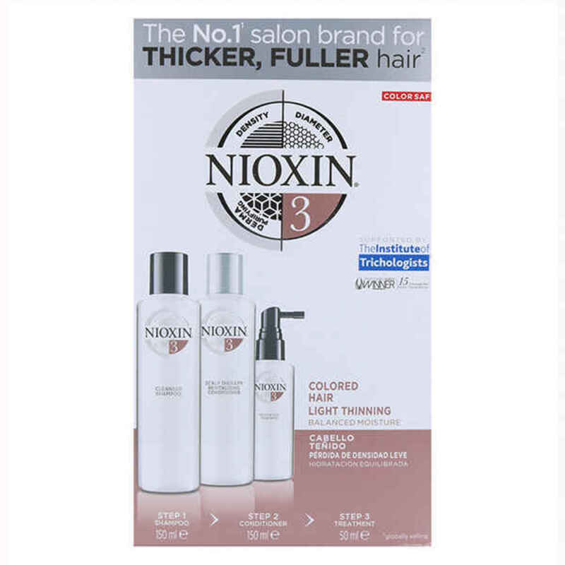 Θεραπεία Wella Nioxin Trial Kit Sistem 3 Βαμμένα Mαλλιά