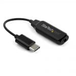 Καλώδιο USB Startech USBCAUDIO            USB C Jack 3.5 mm Μαύρο