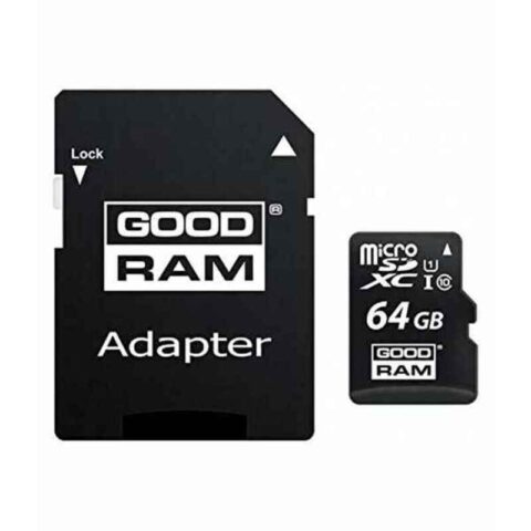 Κάρτα Μνήμης Micro SD με Αντάπτορα GoodRam M1AA-0640R12 Κατηγορία 10 UHS-I 100 Mb/s
