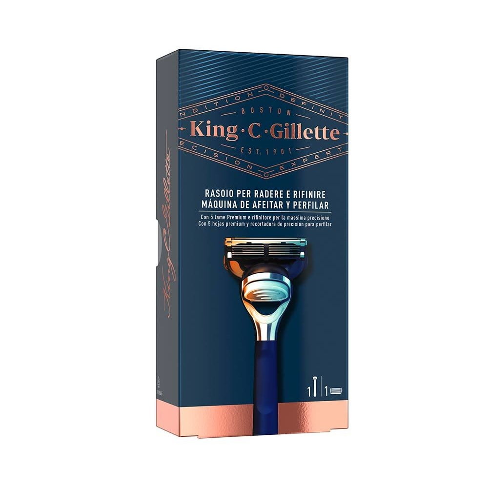 Ξυριστική μηχανή King C Gillette Shave & Edging Μπλε