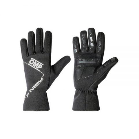 Men's Driving Gloves OMP Rain K Μαύρο