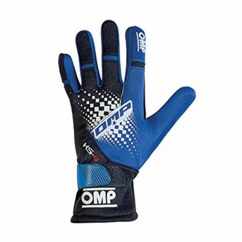 Kids Karting Gloves OMP MY2018 Μπλε Μέγεθος 6