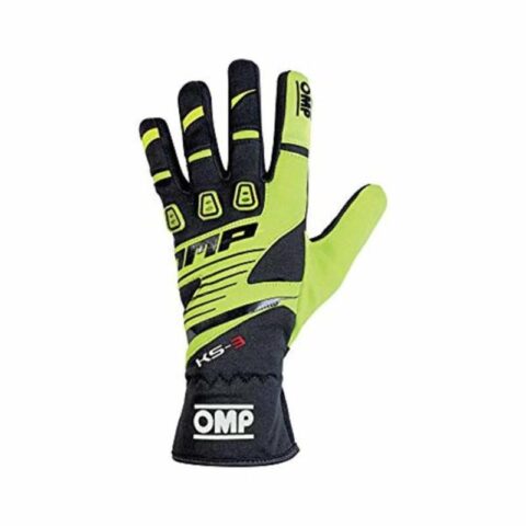 Men's Driving Gloves OMP MY2018 Κίτρινο (Μέγεθος M)