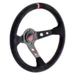 Τιμόνι Racing OMP Corsica Μαύρο/Κόκκινο Ø 35 cm