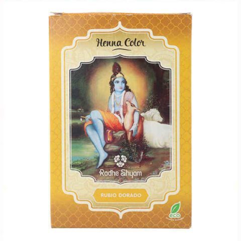 Βαφή Ημιμόνιμη Henna Radhe Shyam Χρυσó Ξανθó (100 g)