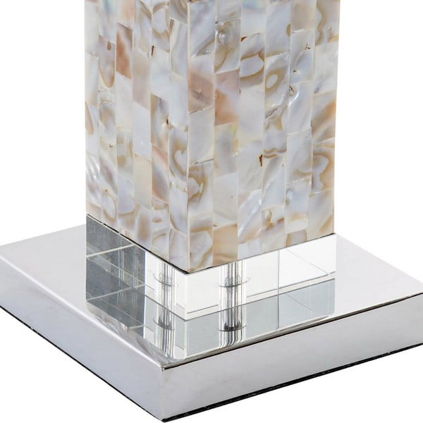 Επιτραπέζιο Φωτιστικό DKD Home Decor πολυεστέρας λινό Κρυστάλλινο Από φίλντισι (36 x 36 x 70 cm)