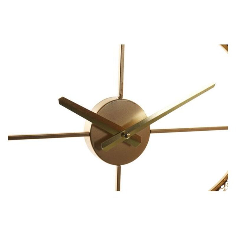 Ρολόι Τοίχου DKD Home Decor Χρυσό Μέταλλο (45 x 6 x 45 cm)