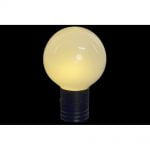 Διακοσμητική Μπάλα DKD Home Decor Μαύρο LED Μαγνήτης Πολυπροπυλένιο (ΡΡ) (6 x 6 x 10 cm)