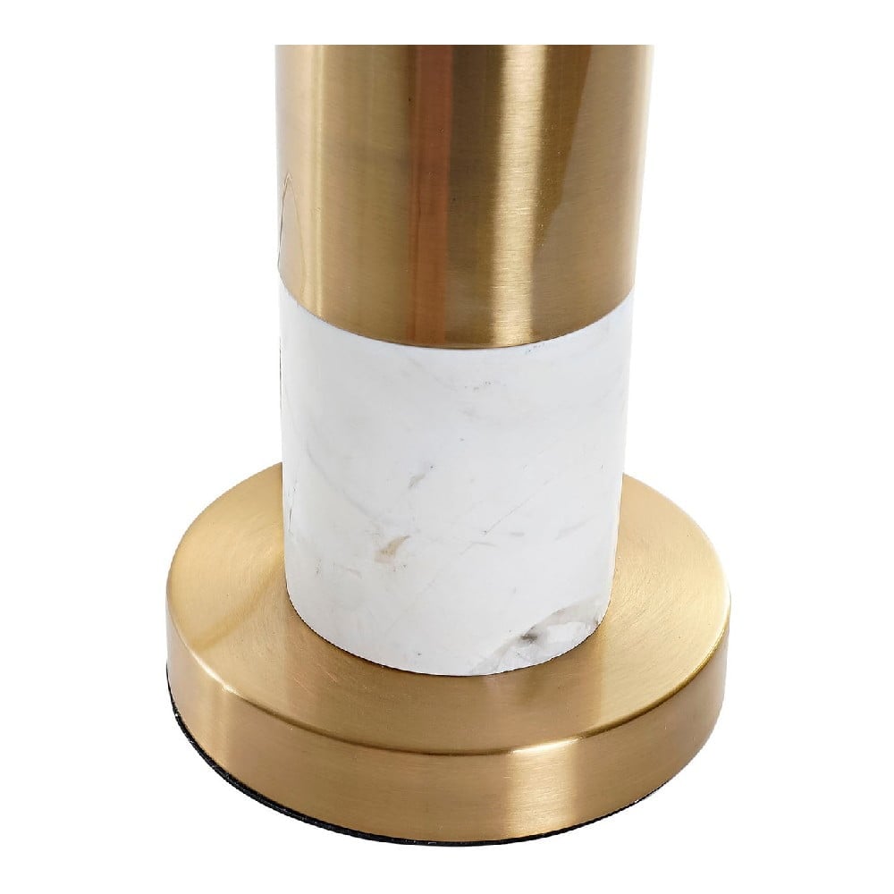 Επιτραπέζιο Φωτιστικό DKD Home Decor Λευκό πολυεστέρας Μέταλλο Μάρμαρο 220 V Χρυσό 60 W (38 x 38 x 69 cm)