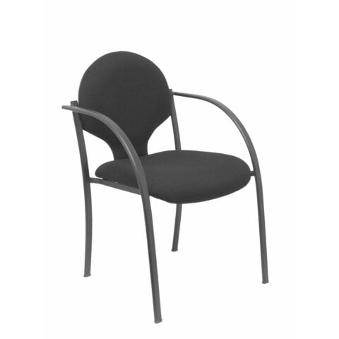 Καρέκλα υποδοχής Hellin PYC PACK220NBALI840 Μαύρο
