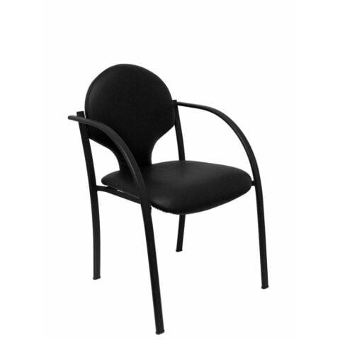Καρέκλα υποδοχής Hellin PYC PACK220NSPNE Μαύρο