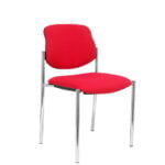 Καρέκλα υποδοχής Villalgordo P&C BALI350 Απομίμηση Δέρματος Κόκκινο