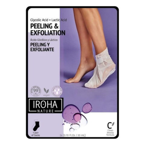 Ενυδατικές Κάλτσες Peeling and Exfoliation Lavender Iroha (2 Τεμάχια)
