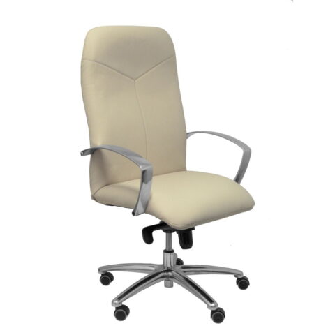 Καρέκλα γραφείου Caudete similpiel P&C 5DBSP02 Λευκό Κρεμ