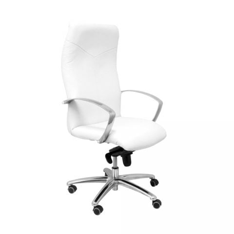 Καρέκλα γραφείου Caudete similpiel P&C 5DBSPBL Λευκό