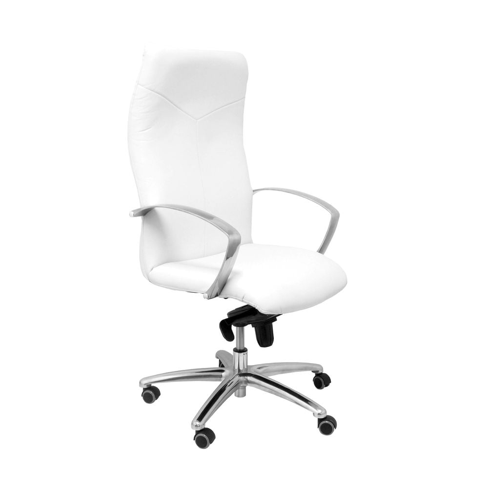 Καρέκλα γραφείου Caudete similpiel P&C 5DBSPBL Λευκό