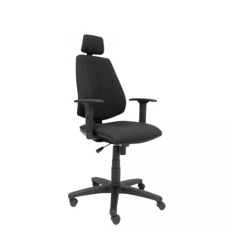 Καρέκλα γραφείου με κεφαλάρι  Montalvos P&C LI840CB Μαύρο