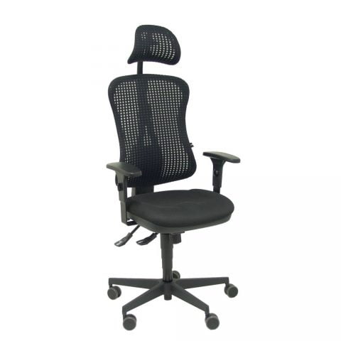Καρέκλα γραφείου με κεφαλάρι Agudo P&C 840B23C Μαύρο