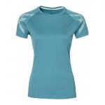 Γυναικεία Μπλούζα με Κοντό Μανίκι Asics  Stripe SS Top 141224 8057 Μπλε