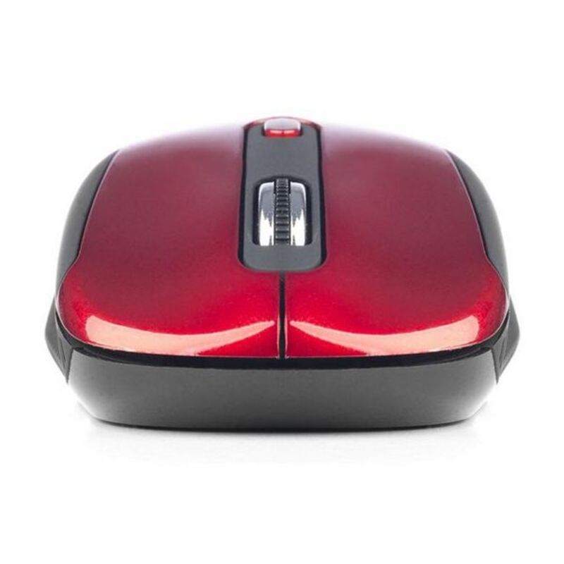 Οπτικό ασύρματο ποντίκι NGS HAZERED 800/1600 dpi Κόκκινο Μαύρο