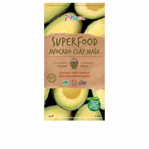 Μάσκα Προσώπου 7th Heaven Superfood Αβοκάντο Απολέπισης Άργιλος 10 g