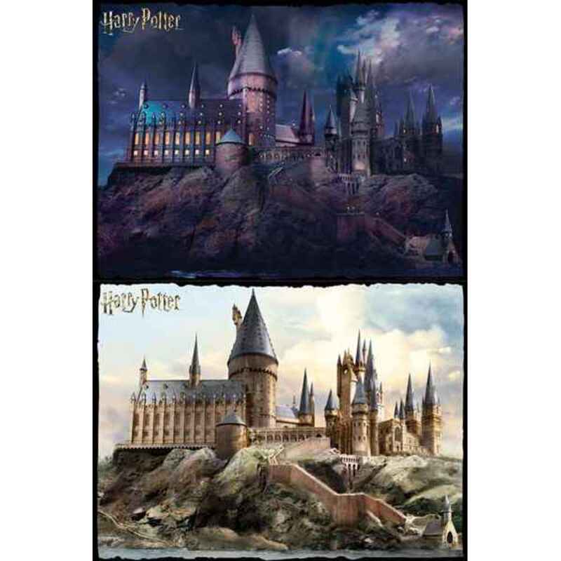 Παζλ Harry Potter Hogwarts Day and Night (500 pcs)
