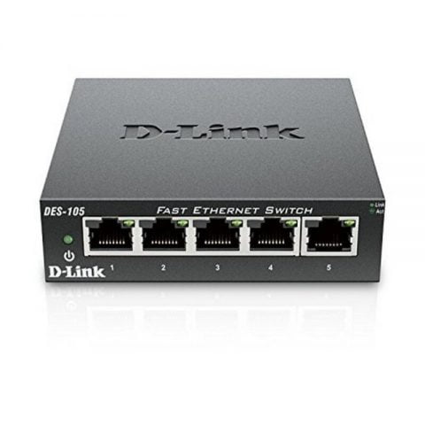 Switch Γραφείου D-Link DES-105 LAN Μαύρο