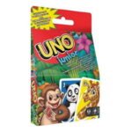 Παιχνίδια με τράπουλα Mattel UNO Junior Zώα