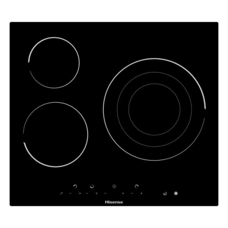 Κεραμικές εστίες Hisense E6322C 60 cm Μαύρο (3 Ζώνες Mαγειρέματος)