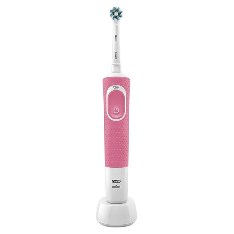 Ηλεκτρική οδοντόβουρτσα Oral-B Vitality D100 Cross Action Λευκό Ροζ