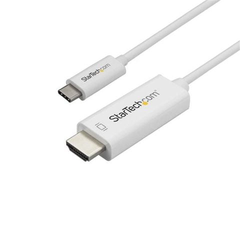 Αντάπτορας USB C σε HDMI Startech CDP2HD1MWNL          Λευκό 1 m