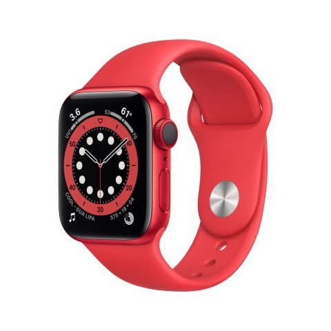 Smartwatch Apple Series 6 Κρύσταλλο ζαφείρι watchOS 7 Κόκκινο