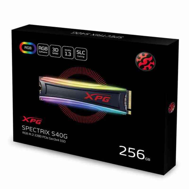 Σκληρός δίσκος Adata Spectrix S40G LED RGB 256 GB SSD