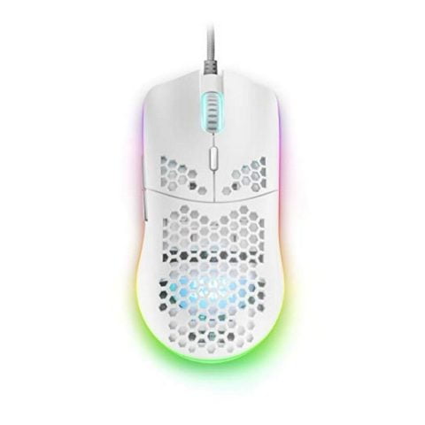 Ποντίκι Gaming με LED Mars Gaming MMAXW 220 ips 12400 dpi Λευκό