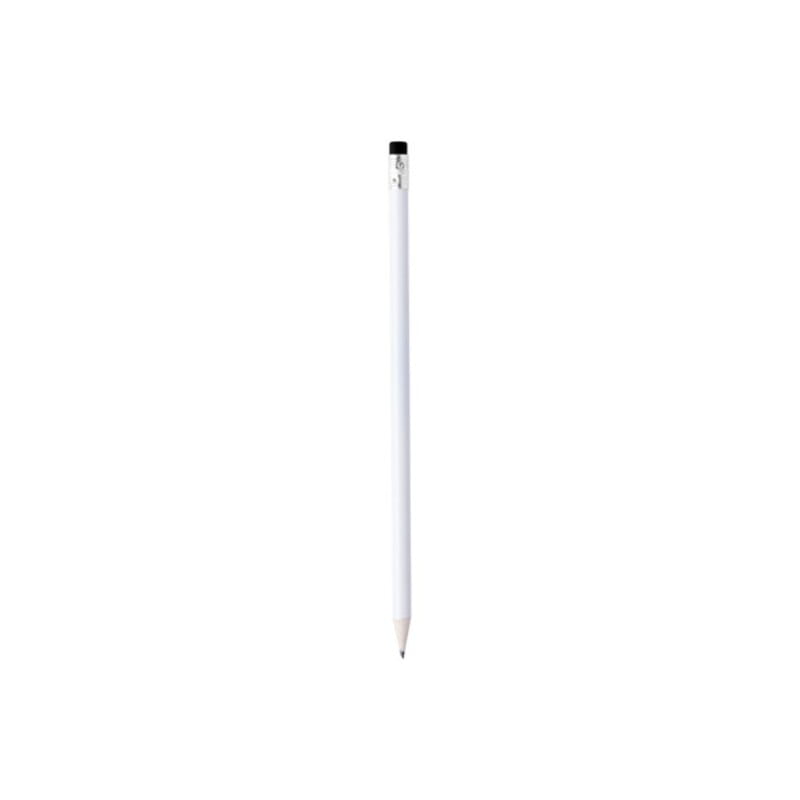 Μολύβι με Γόμα 146070 Λευκό