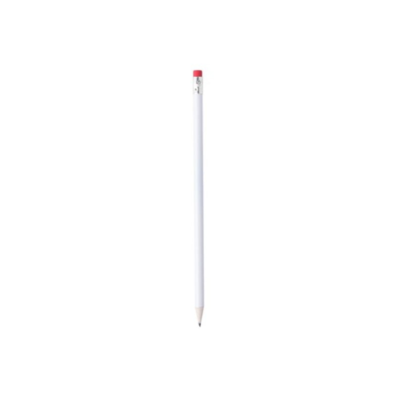 Μολύβι με Γόμα 146070 Λευκό