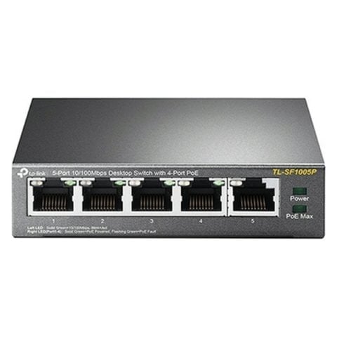 Switch Γραφείου TP-Link TL-SF1005P PoE LAN 10/100 Μέταλλο