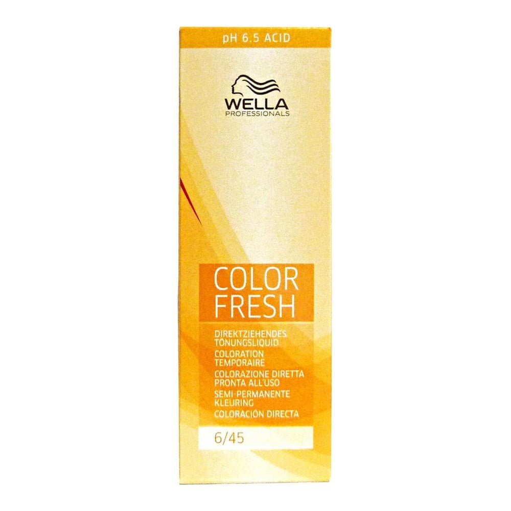 Ημιμόνιμη Βαφή Color Fresh Wella Nº 4/07 (75 ml)