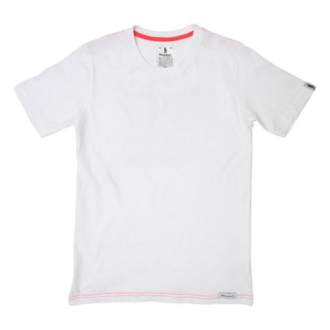 Ανδρική Μπλούζα με Κοντό Μανίκι OMP Λευκό