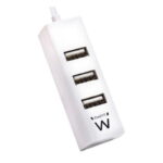USB Hub Ewent AAOAUS0134 Λευκό