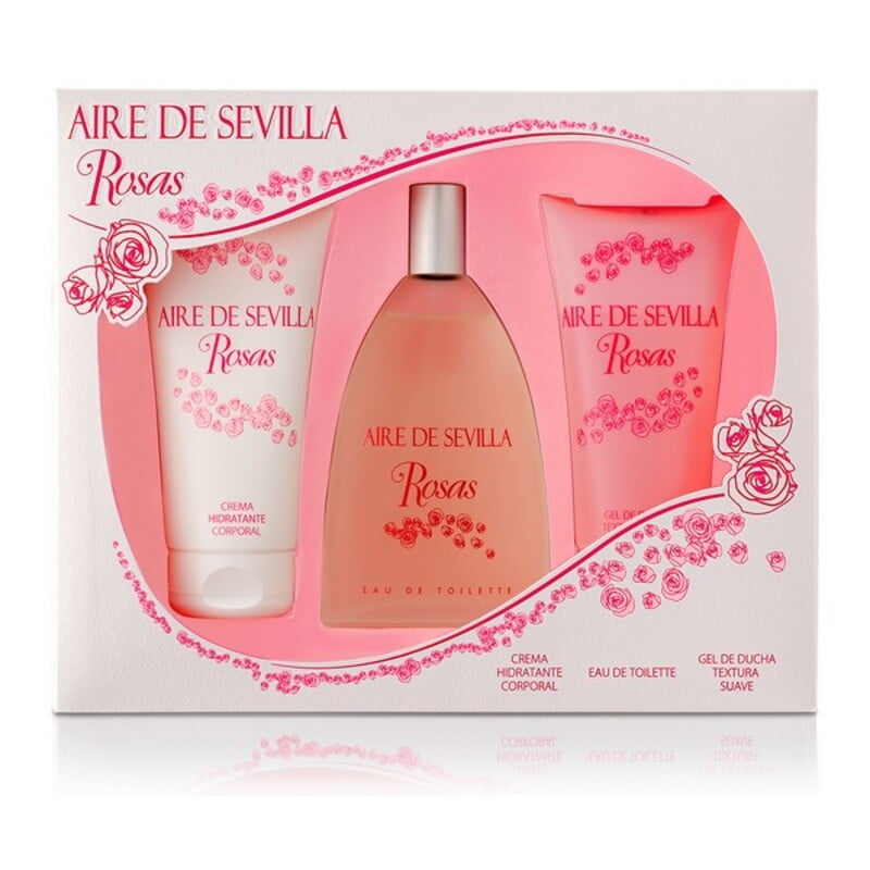 Σετ Γυναικείο Άρωμα Agua Rosas Aire Sevilla (3 pcs) (3 pcs)