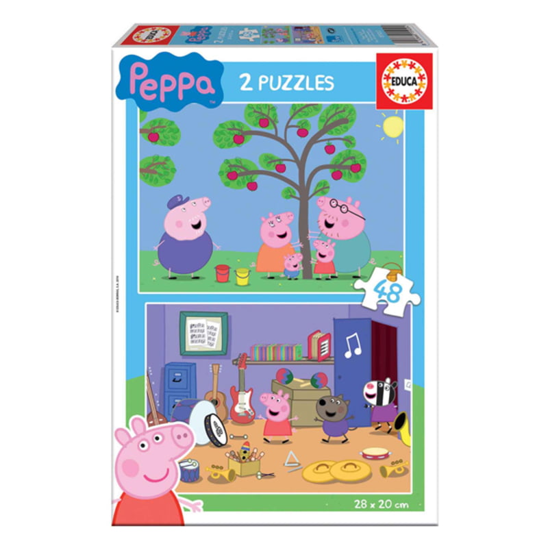 Παιδικό παζλ Educa Peppa Pig (2 x 48 pcs)