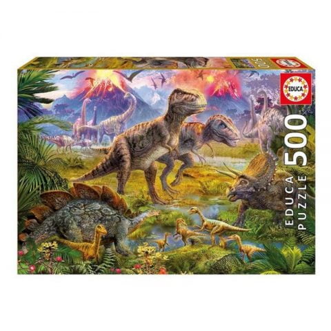 Παζλ Educa Dino Meet (500 pcs)